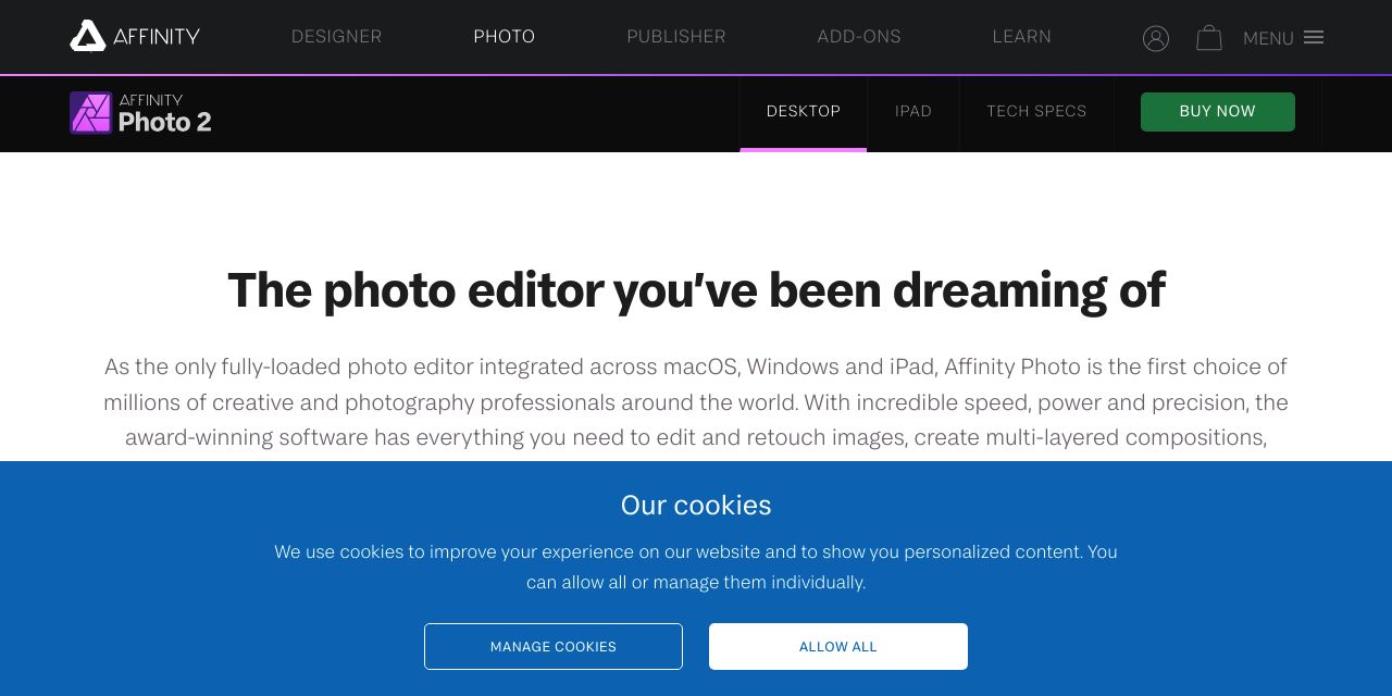 Affinity Photo - Professional Image Editing Software