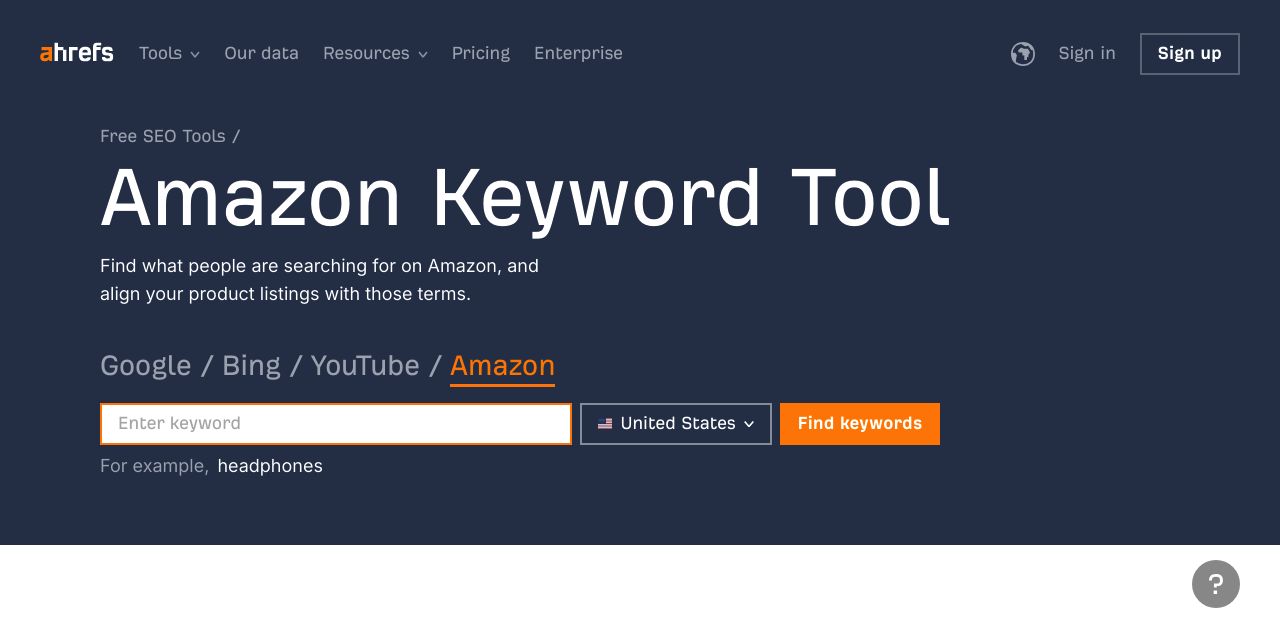 Amazon Keyword Tool: Find Amazon Keyword Ideas for Free