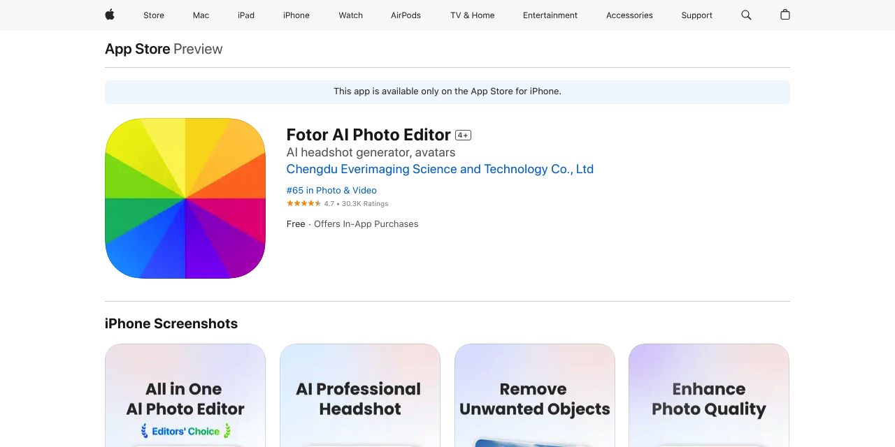 Fotor - Photo Editor & Design on the Apps Store