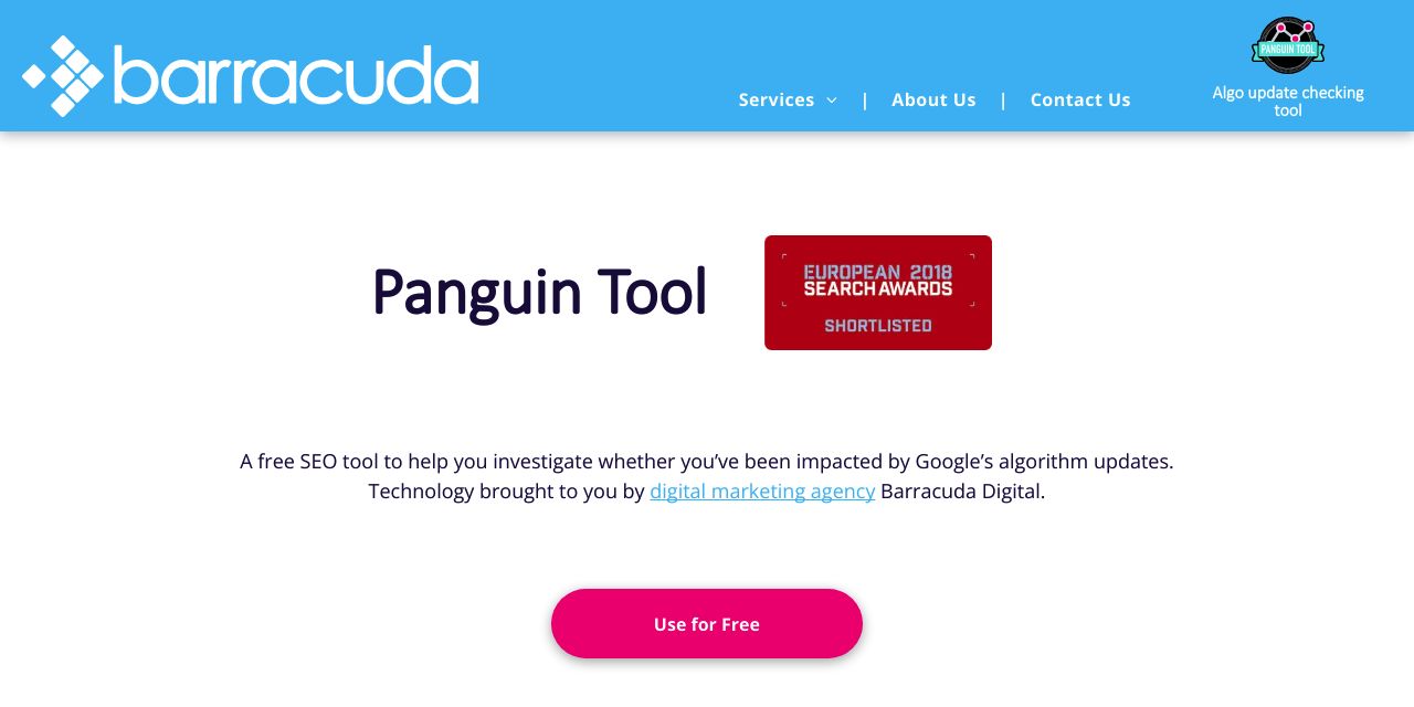 Panguin Tool - Google Algorithm Updates | Barracuda Digital