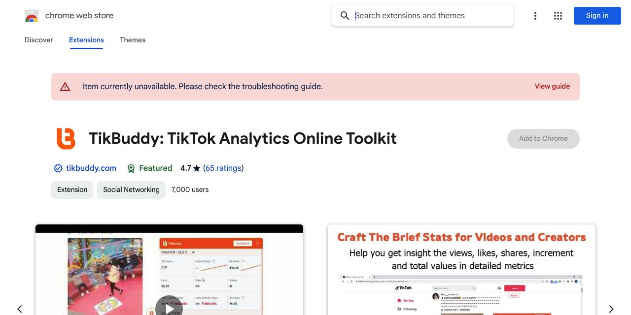 TikBuddy: TikTok Analytics Online Toolkit - Chrome Web Store