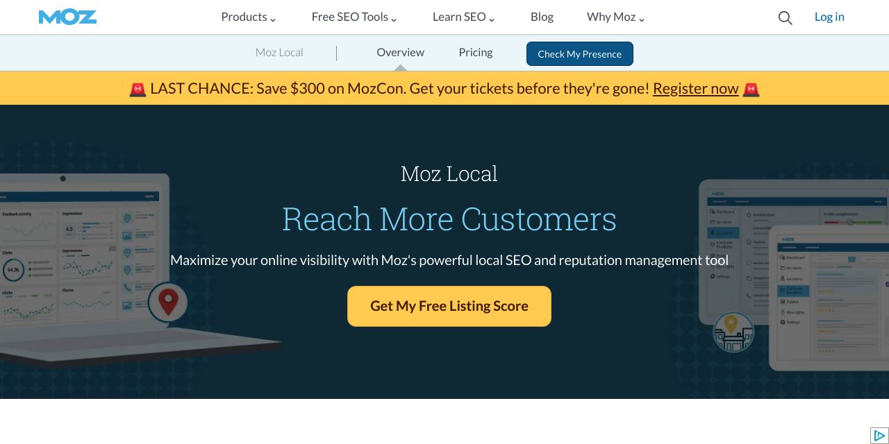 Moz Local | Reach More Customers