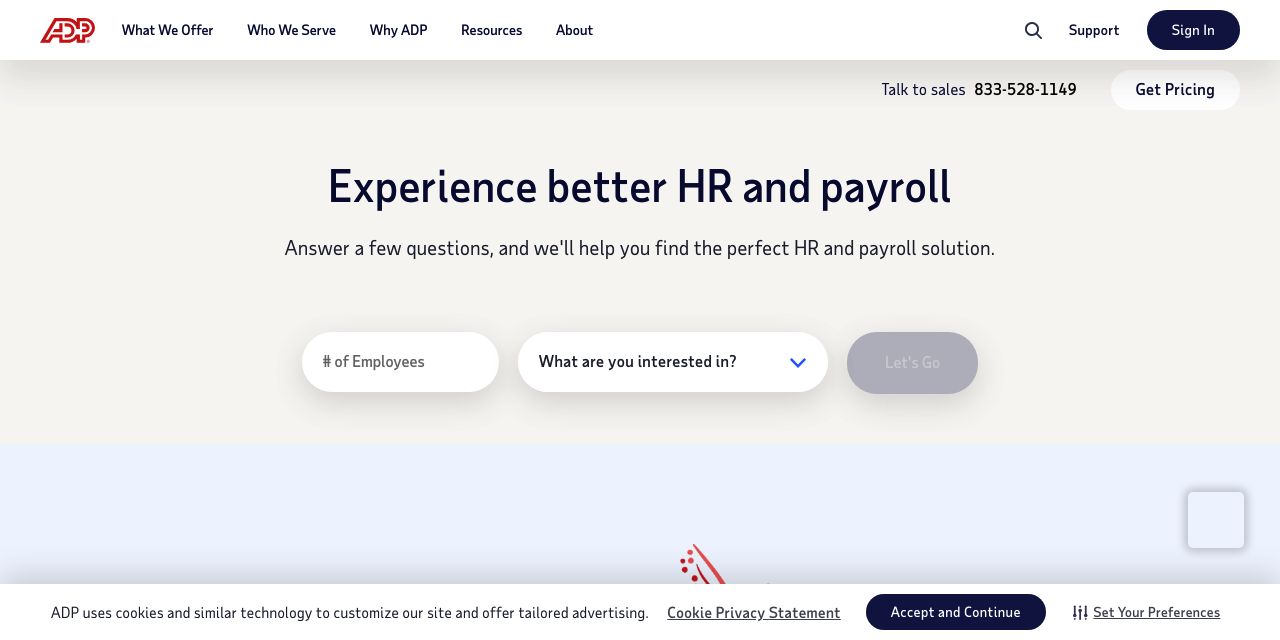 Payroll, HR and Tax Services | ADP Official Site