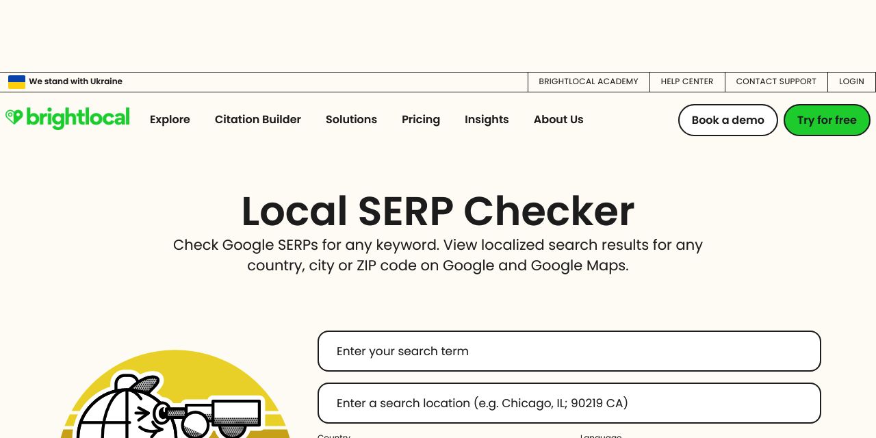 FREE Local SERP Checker - Local Search Results Checker for Google