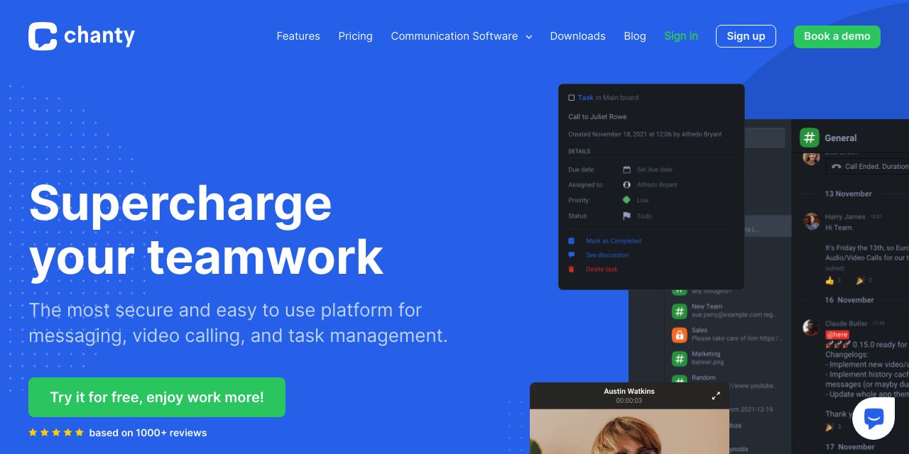 Chanty | Team Communication and Collaboration Software