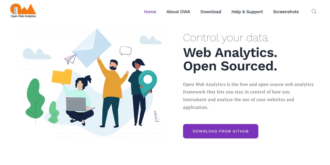 Control your data. Web Analytics. Open Sourced.