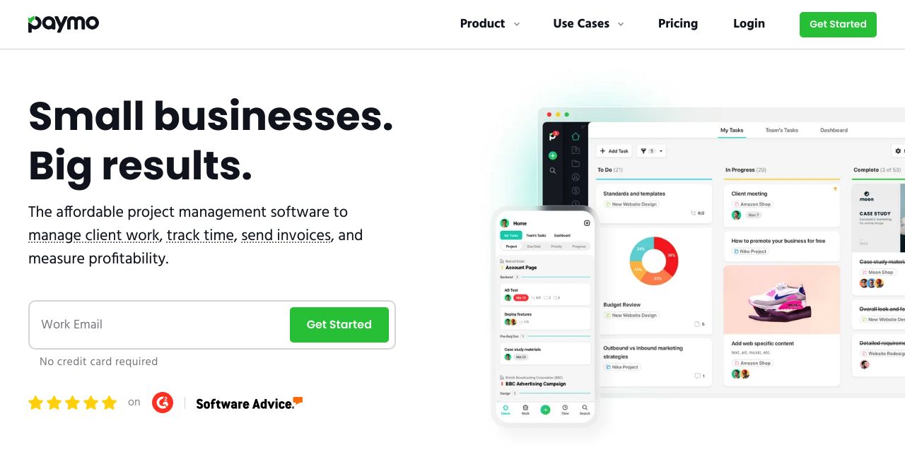 Paymoapp | Work and Project Management Software for Teams